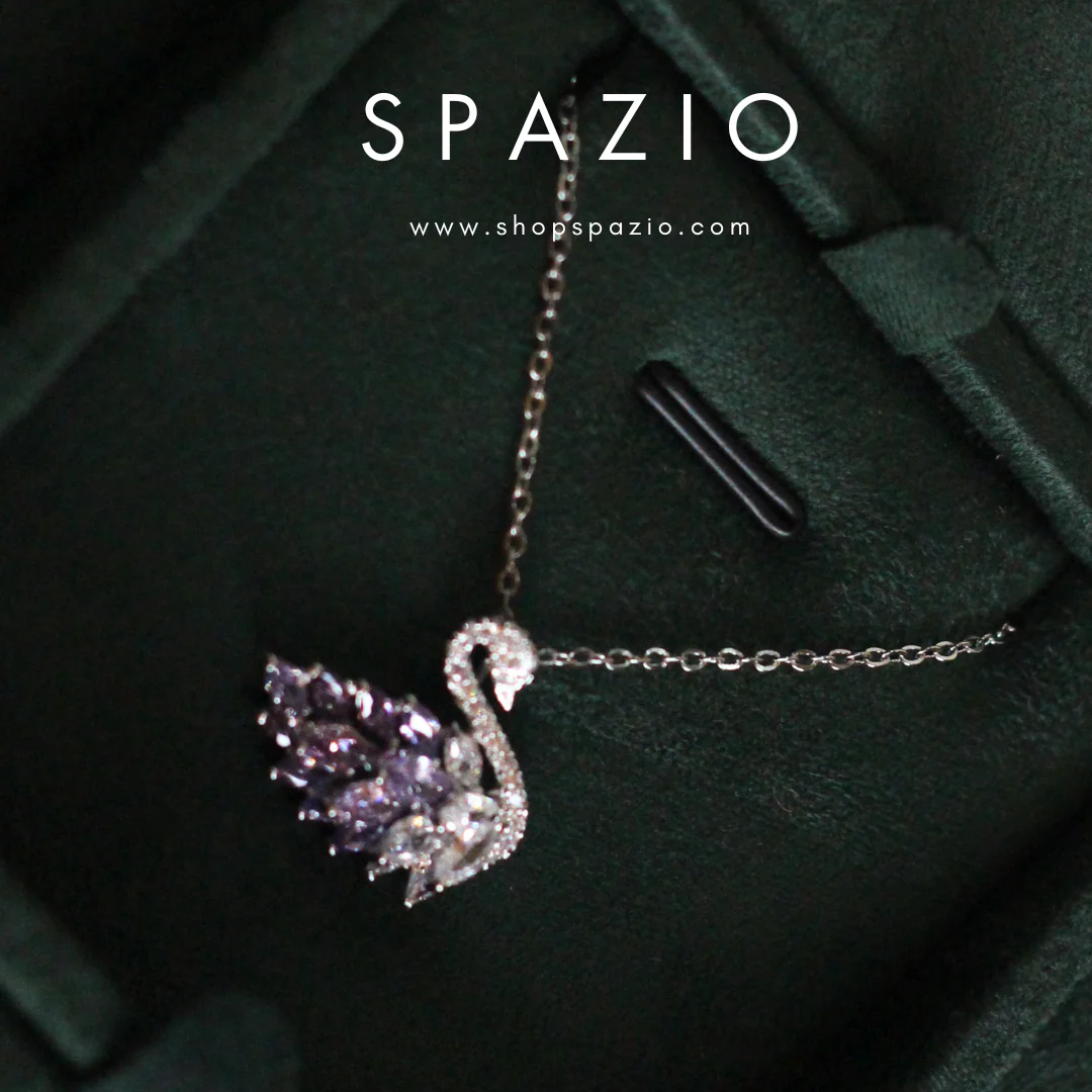 Purple Swan Pendant - Image 3