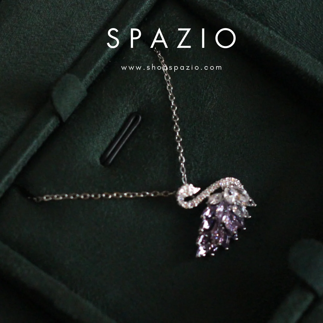 Purple Swan Pendant - Image 4