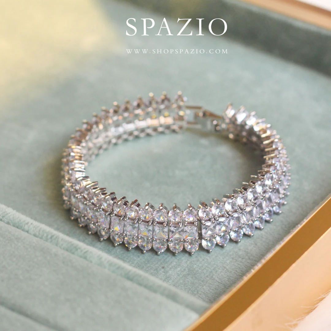 Silver Majesty CZ Bracelet - Image 4