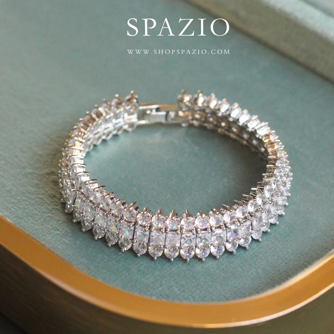 Silver Majesty CZ Bracelet - Image 5
