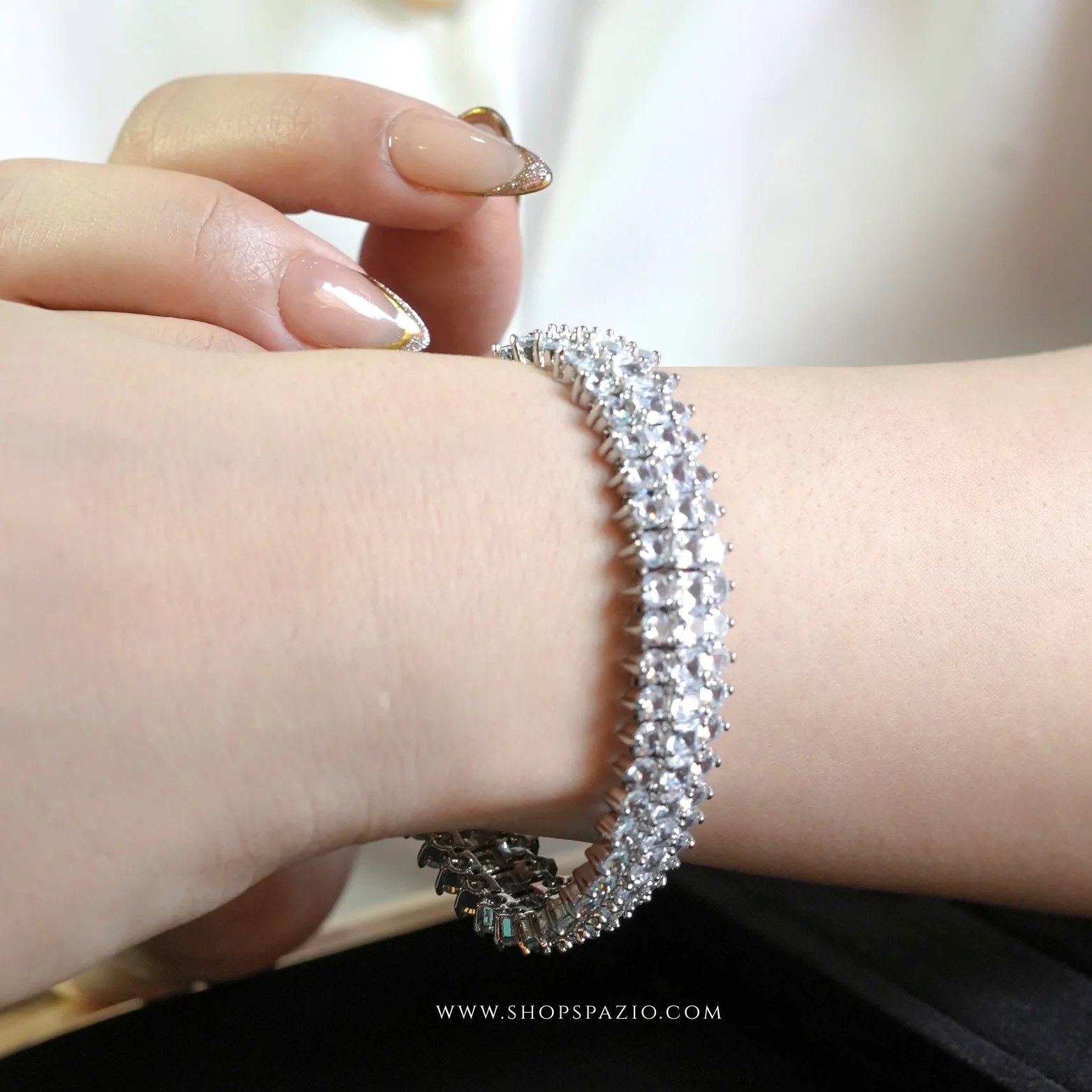 Silver Majesty CZ Bracelet - Image 6