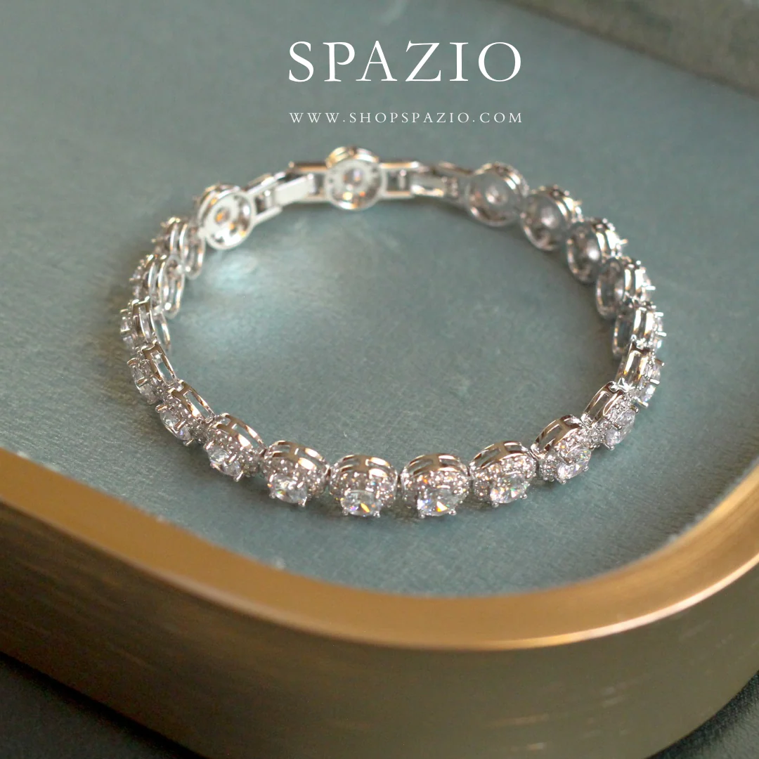 CZ Blossom Bracelet - Image 3