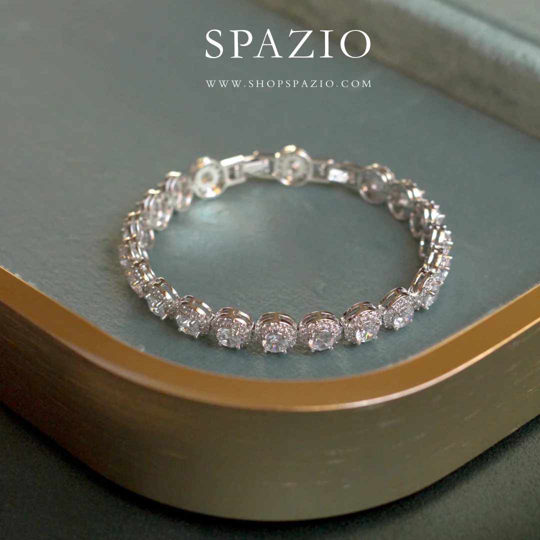 CZ Blossom Bracelet - Image 4