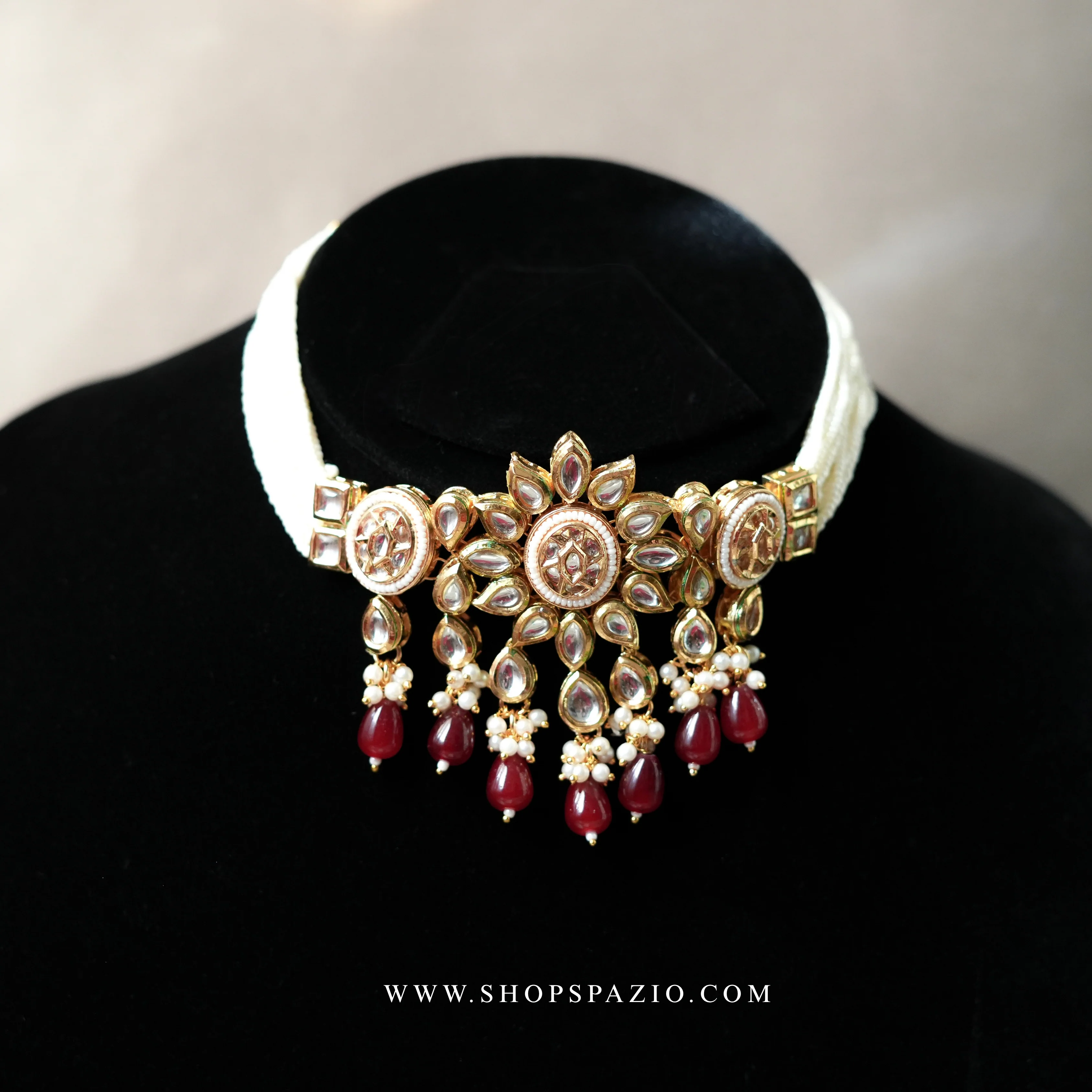 Gulab Kundan Choker Set - Image 3