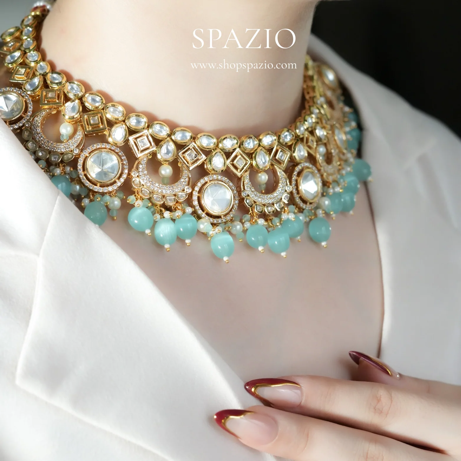 Indian Kundan Heritage Set - Image 3