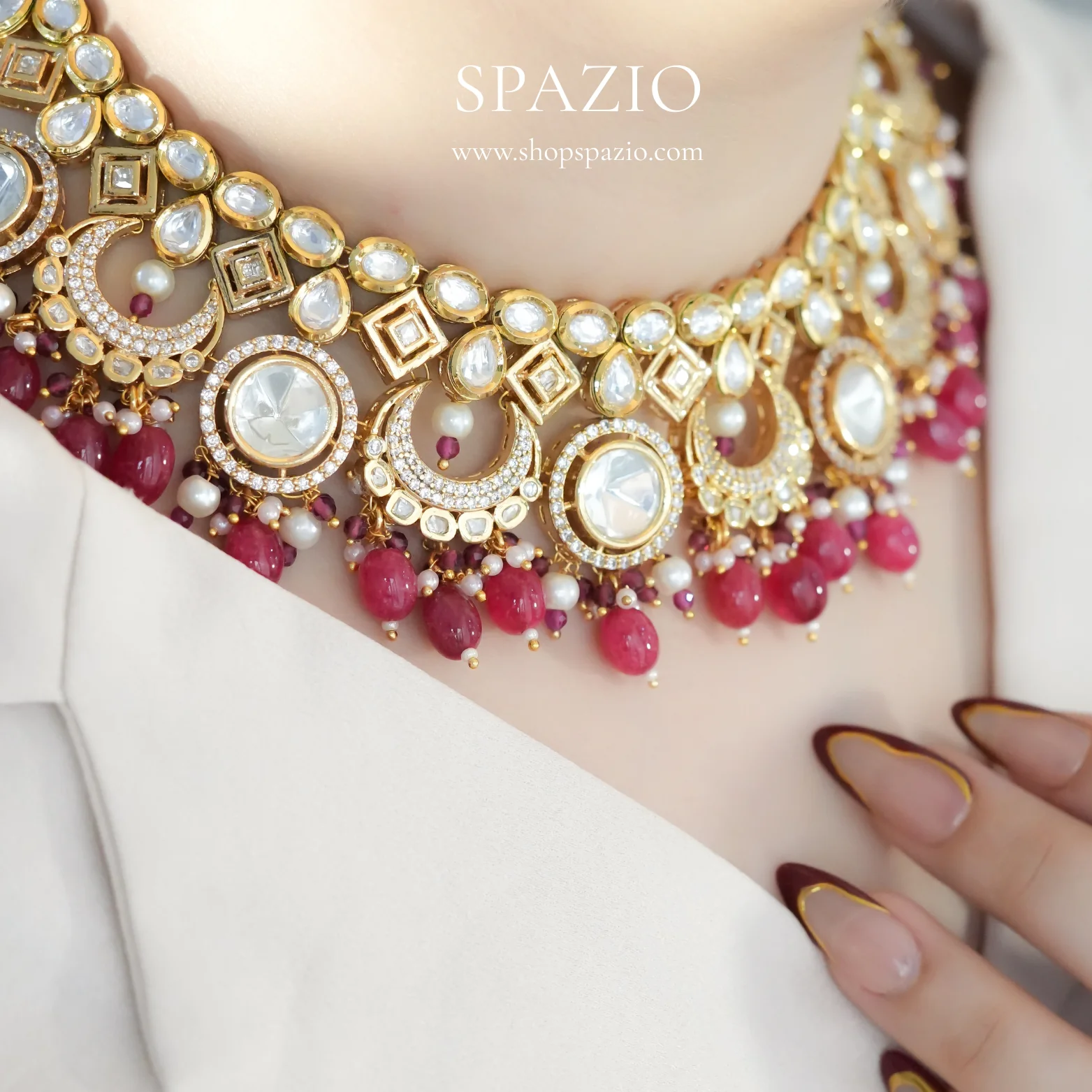 Indian Kundan Heritage Set - Image 3