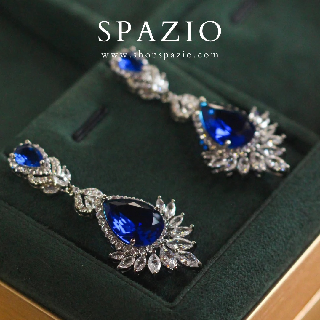 Emron Earrings-Blue - Image 4